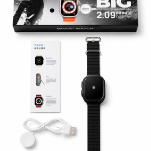 T900 Ultra Smart Watch – 2.09″ Big Infinite Display with Wireless Charging