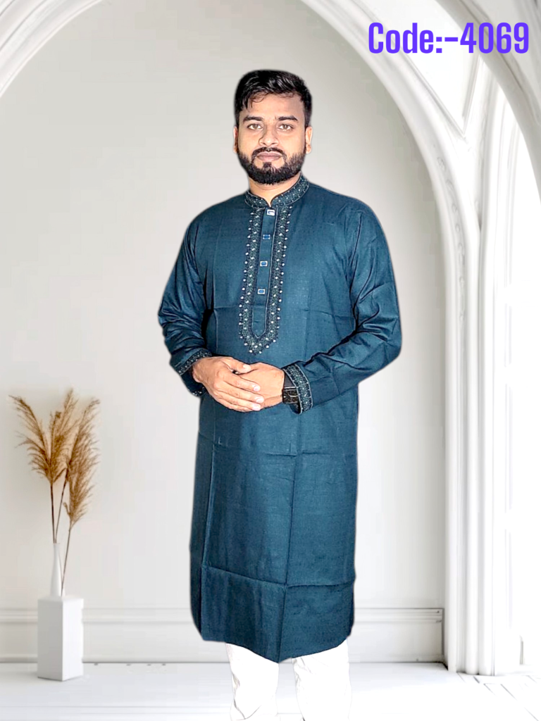 স্কাই ব্লু কালার পাঞ্জাবী